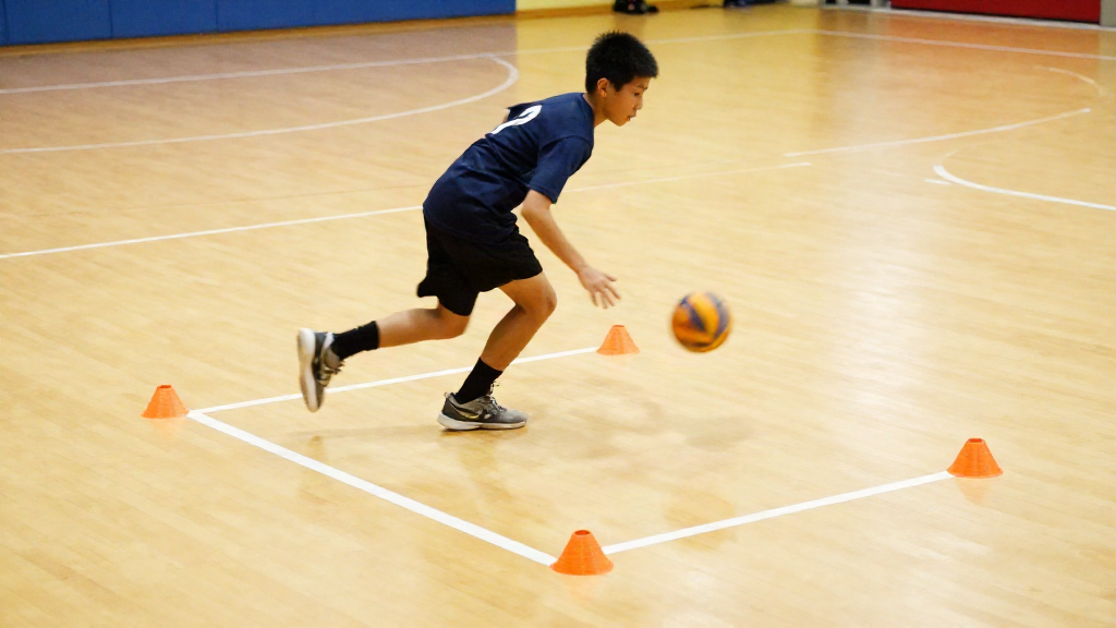 Ejercicio de bote La Caja para Minibasket